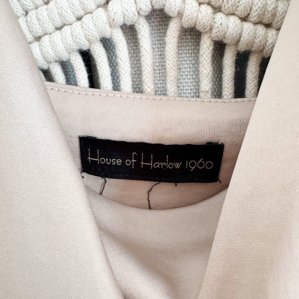 House of Harlow Champagne Cowl Neck Tank Top Estimated Medium - Picture 3 of 7